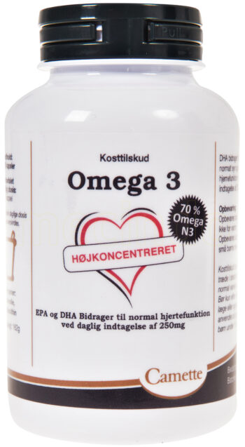 Camette Omega 3 Högkoncentrerat - 120 Kapslar
