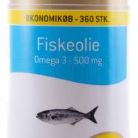 Fitness Pharma Omega 3 Fiskolja - 500 mg - 360 Kapslar