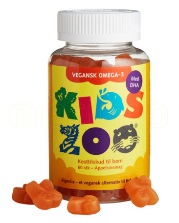 Kids Zoo Vegansk Omega-3 Algeolja - 60 Tabletter