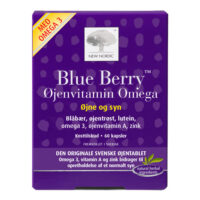 New Nordic Blue Berry Ögonvitamin Omega 3 - 60 Kapslar