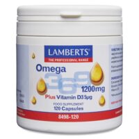 Omega 3-6-9 Fiskolja med gurkört & olivolja + Vitamin D - 1200mg