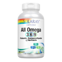 Solaray All Omega 3-6-9 - 180 Kapslar