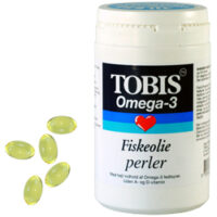 Tobis Fiskaolja Omega 3 Pärlor - 500 mg - 200 Kapslar