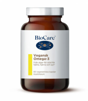 BioCare Vegansk Omega-3 60 kapslar Bäst före 10/2024