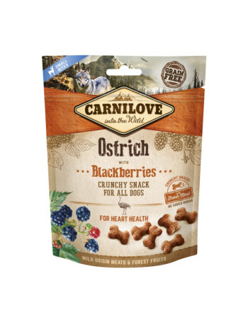 Carnilove Crunchy Snack Ostrich with Blackberries Hundgodis - 200 g