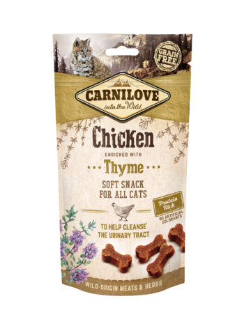 Carnilove Semi Moist Snack Chicken With Thyme Kattgodis - 50 g