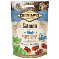 Carnilove Crunchy Snack Salmon With Mint Kattgodis - 50 g