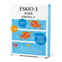 Eskio-3 Kids Omega-3 Gel Tabletter - 27 Tuggtabletter