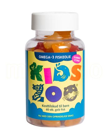 Kids Zoo Omega-3 Fiskolja Tuggtabletter - 60 Tuggtabletter