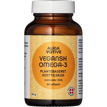 ALIGA AQTIVE Vegansk Omega-3, softgelkapslar - 60 Kapslar