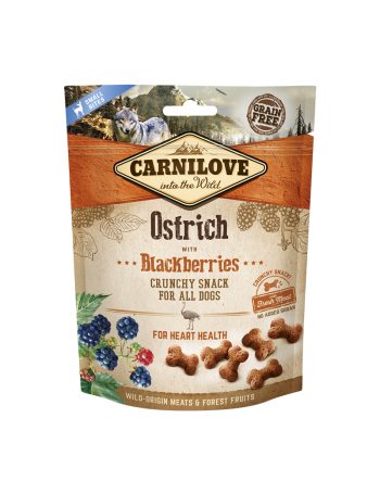 Carnilove Crunchy Snack Ostrich with Blackberries Hundgodis - 200 g