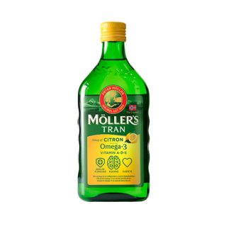 Möllers Tran Fiskolja m. Citrus Omega 3 - 500 ml